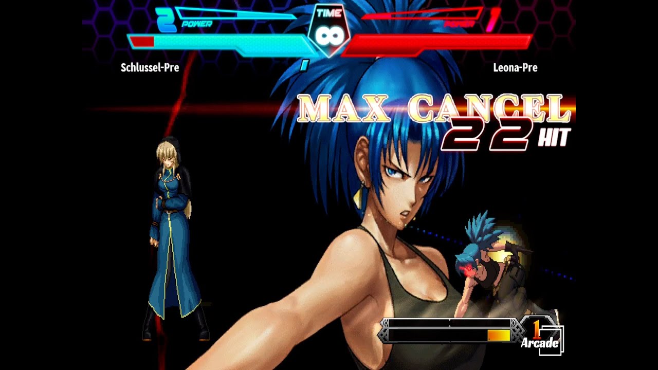 【Mugen KOF】Schlussel(Goeniko) VS Leona