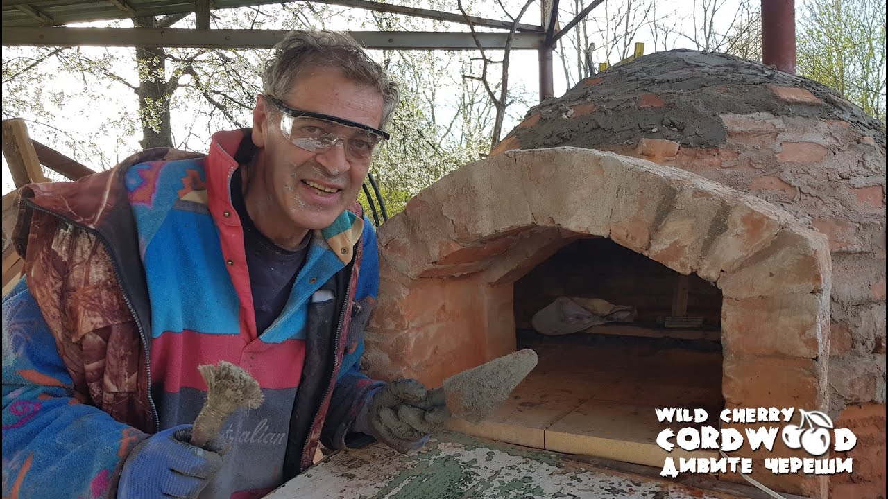 Wild Cherry Cordwood - The pizza oven - part III / Дивите череши - Пещ - част III