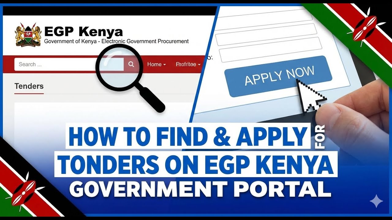 How To Find and Apply For Tenders on EGP Kenya Portal