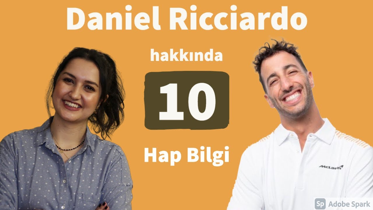 Daniel Ricciardo Hakkında 10 Hap Bilgi