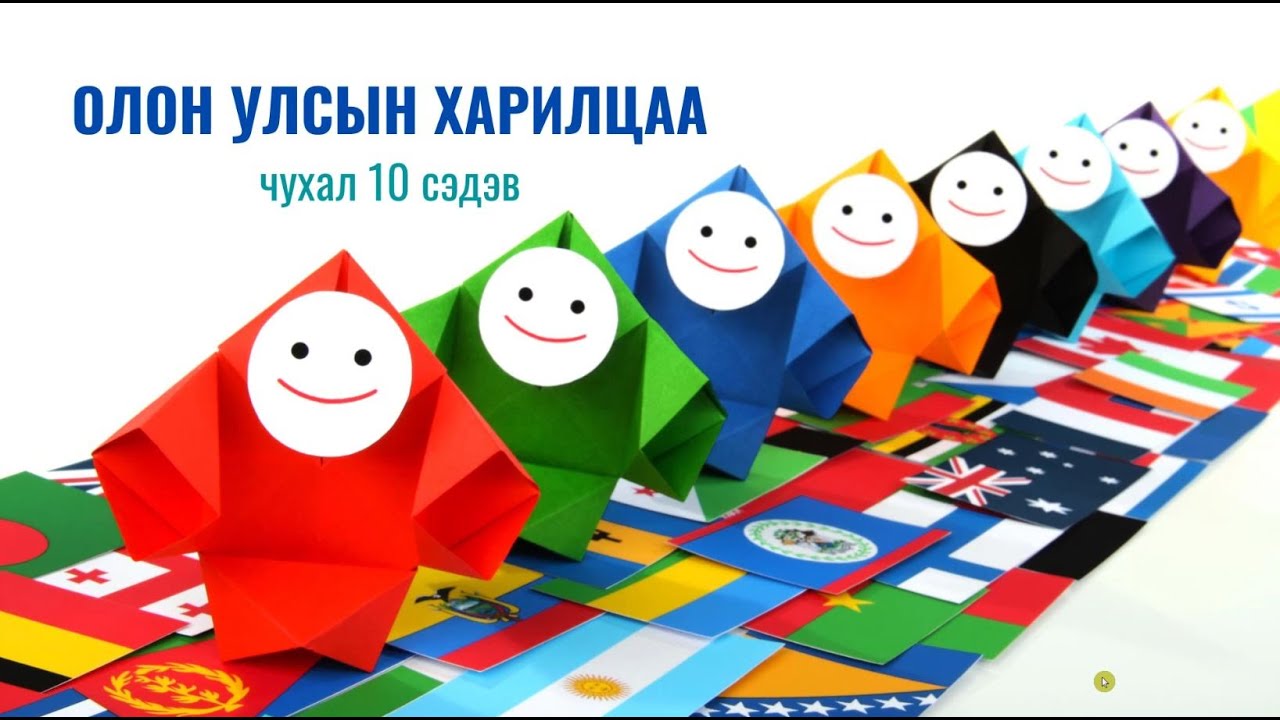 [ЭЕШ чухал 10 сэдэв] ОЛОН УЛСЫН ХАРИЛЦАА