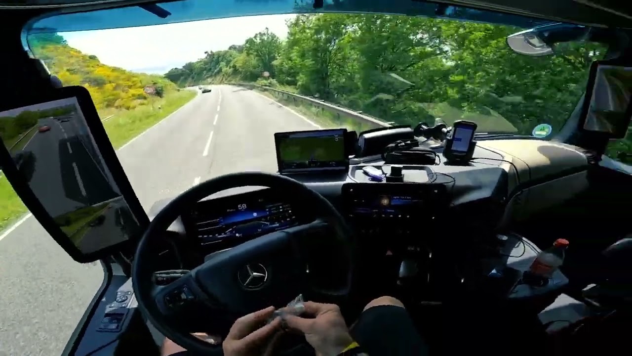 POV truck Driving   🇩🇪 MERCEDES ACTROS MP 5  Mayen