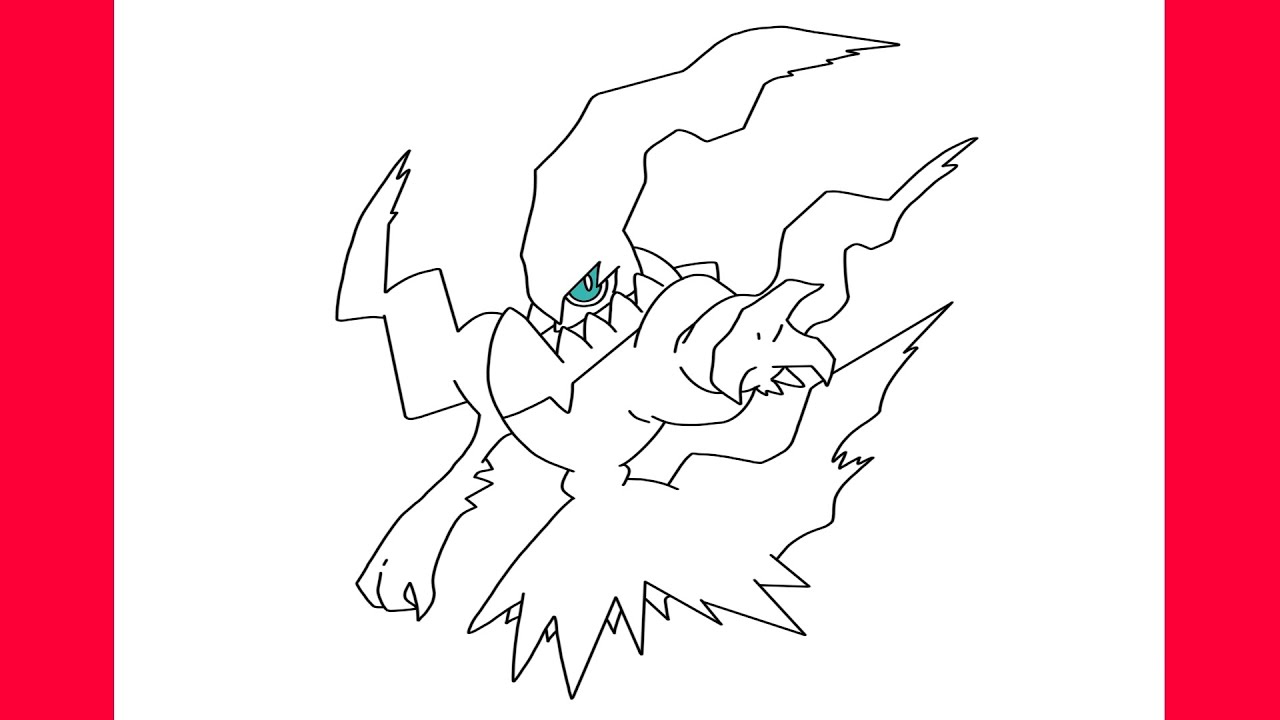 COMO DESENHAR O POKÉMON DARKRAI - COMO DESENHAR POKÉMON