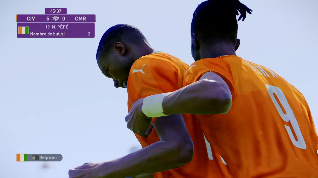 eFootball PES 2020 Côte-d'Ivoire - Cameroun