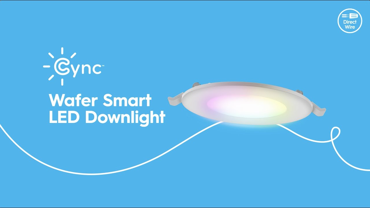 A Smart Upgrade to Downlighting: CYNC Wafer Smart LED Downlights