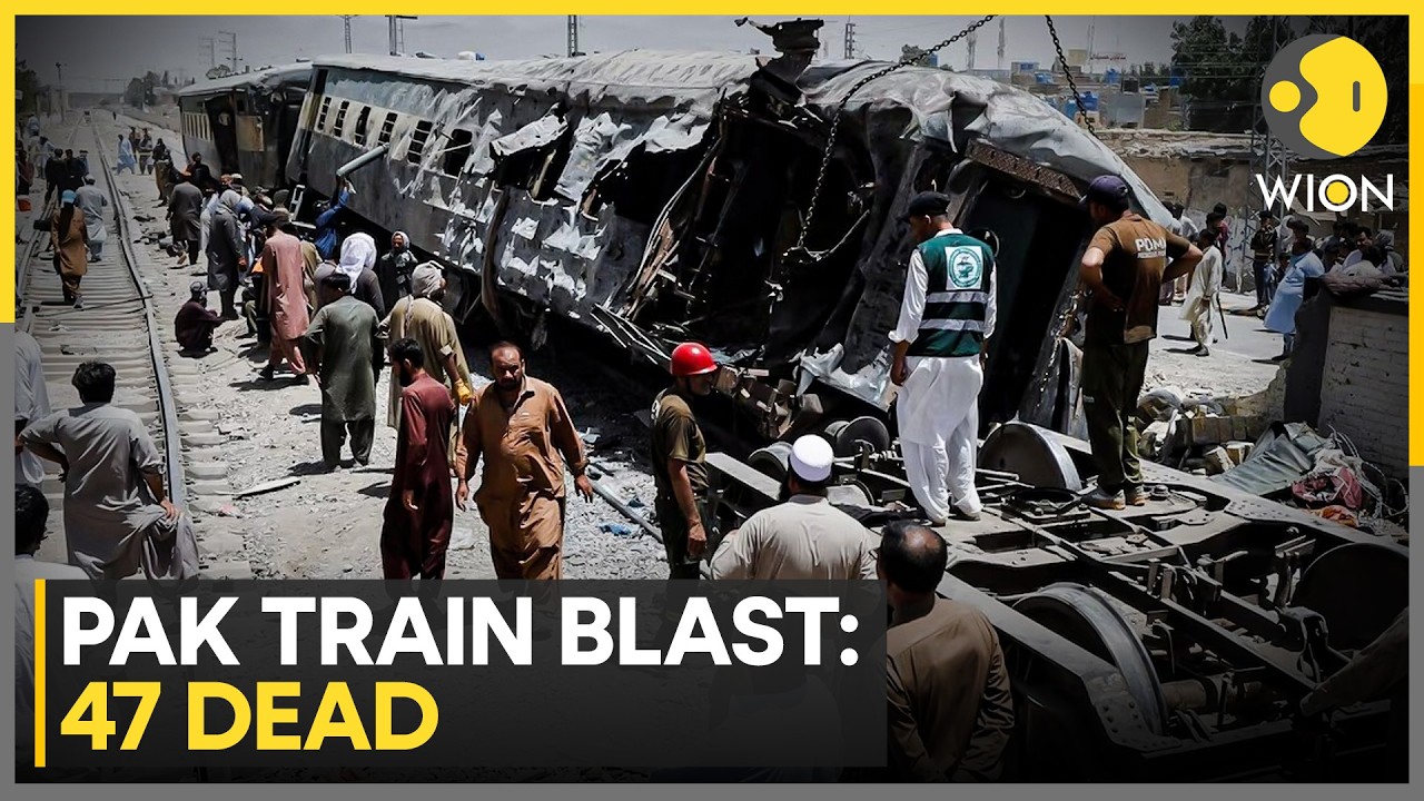 Pakistan Train Bomb Blast: Quetta Under Shock After Deadly Explosion Kills 47 | WION News