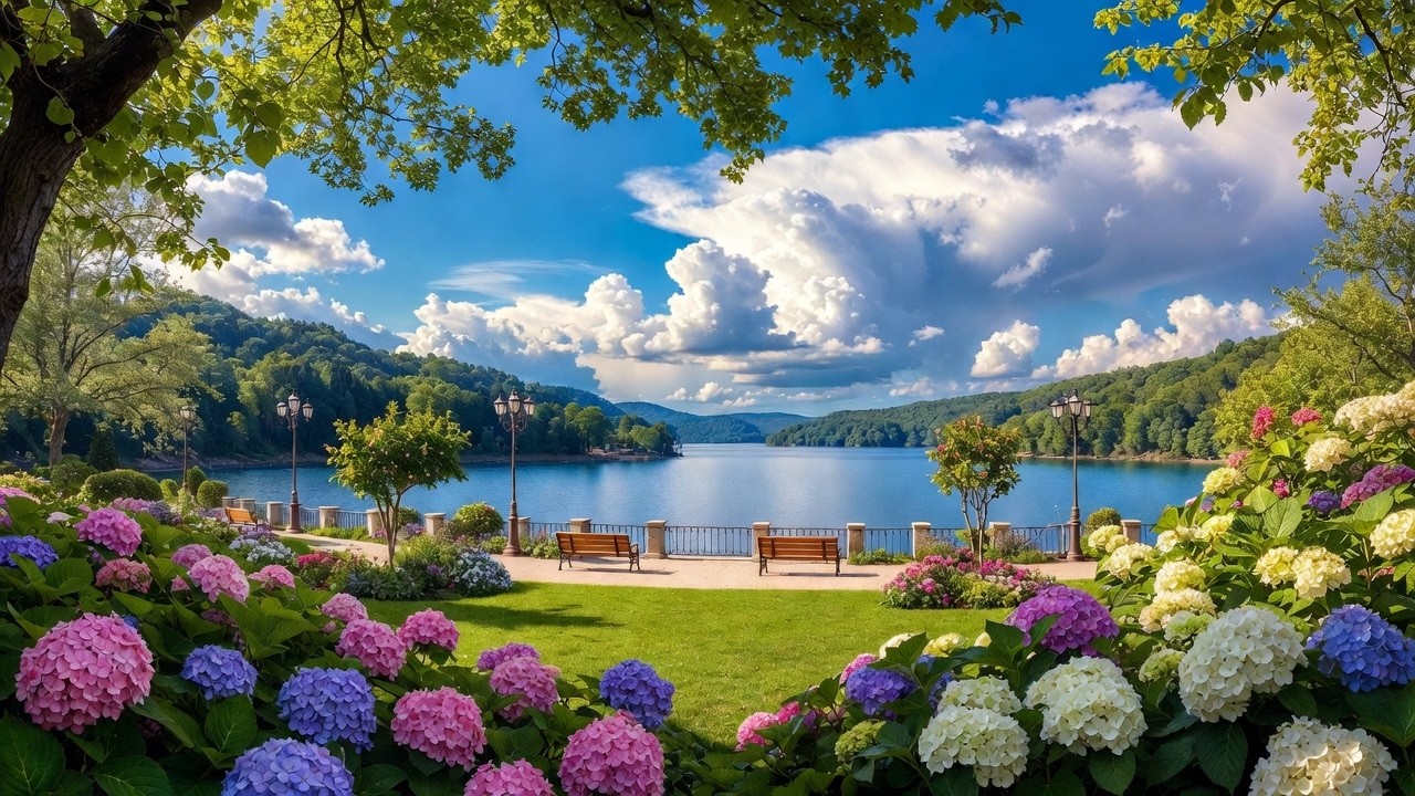 Romantic Lakeside Melody 🌸 Inspiring Piano & Violin | Peaceful Nature Music