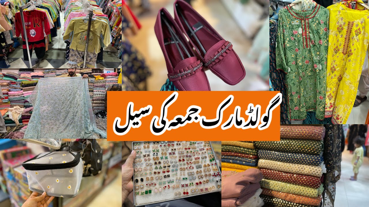 Gold Mark Karachi-heels,Lawn & fancy dress,jewelry,kids Shopping-Jumma Sale