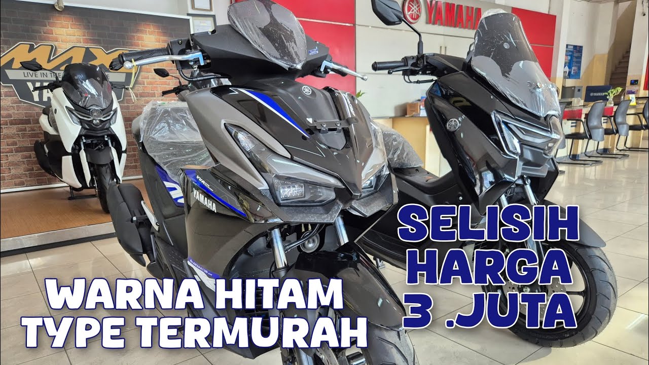 Selisih 3juta ! PERBANDINGAN AEROX ALPHA & NMAX NEO 2025 | Warna HITAM 2025 !