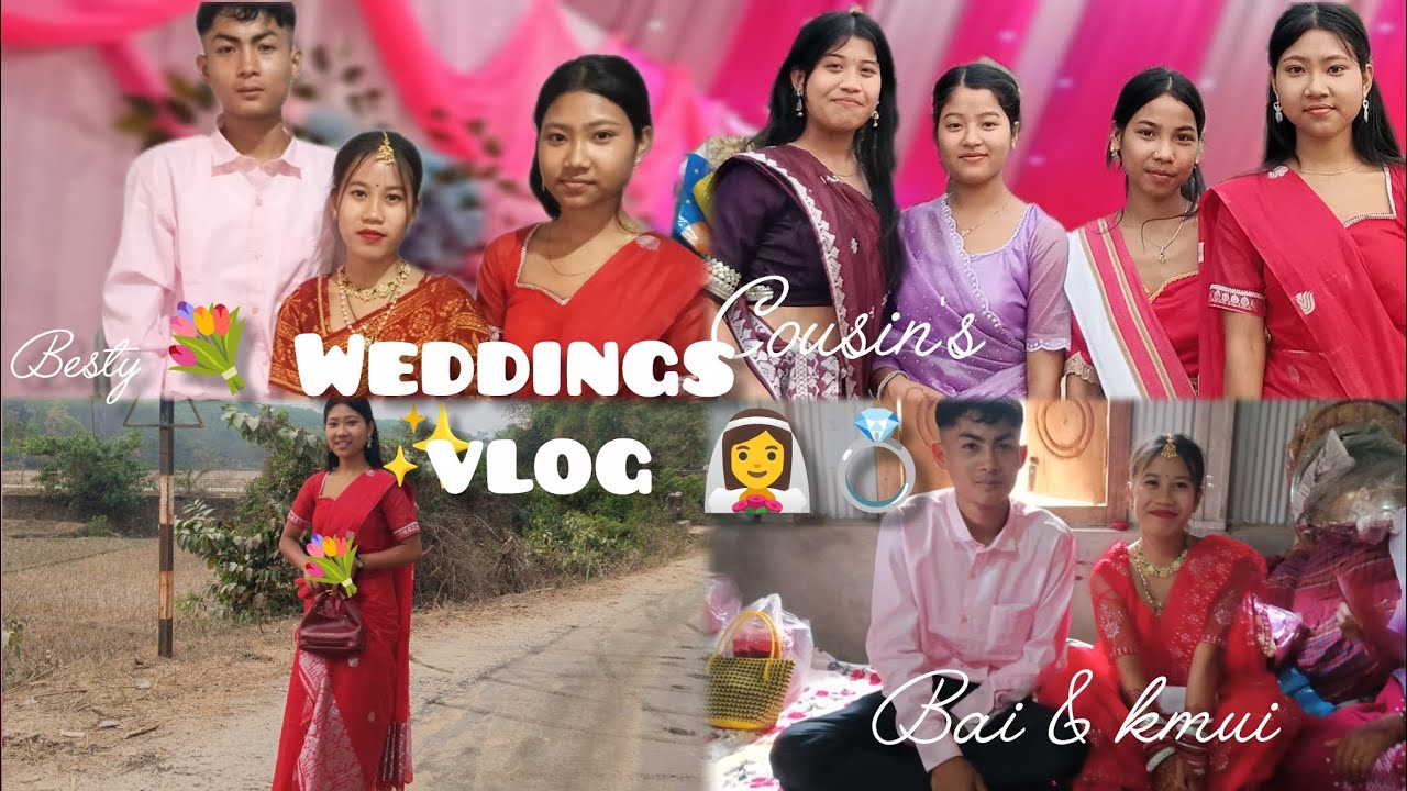 Wedding vlog💍👰‍♀️⛪💐 || i really enjoyed the wedding  || cousin's🎀 || 
