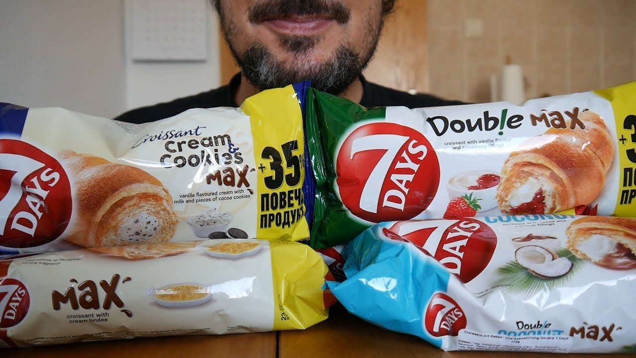 ASMR Dessert – 7 Days Croissants – 6 different flavors!
