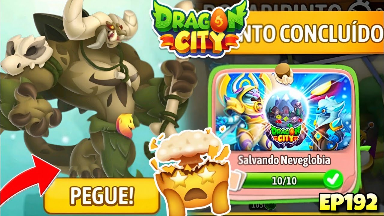 Fiz isso e... ZEREI O CONJUNTO! GARANTI O ESTRATEGISTA!🤩🔥 - EP192 DRAGON CITY