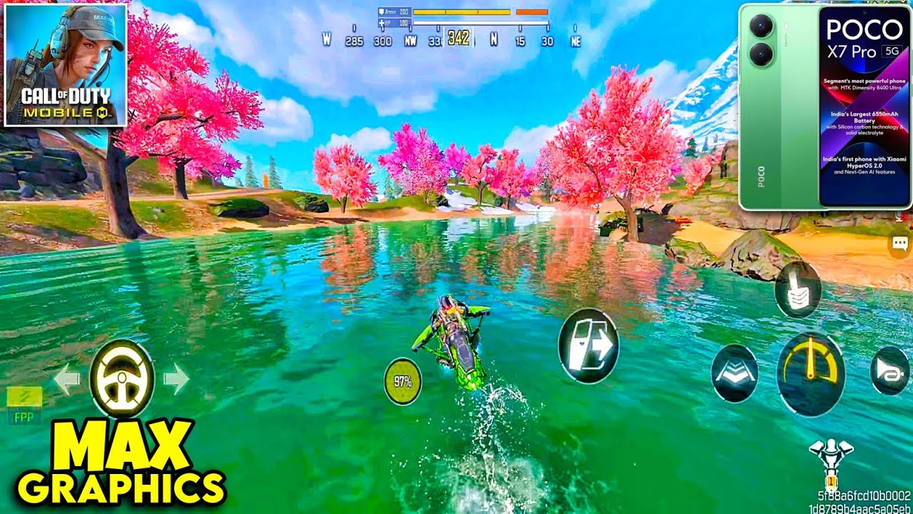 POCO X7 PRO CALL OF DUTY MOBILE MAX GRAPHICS + MAX 60 FPS GAMEPLAY TEST