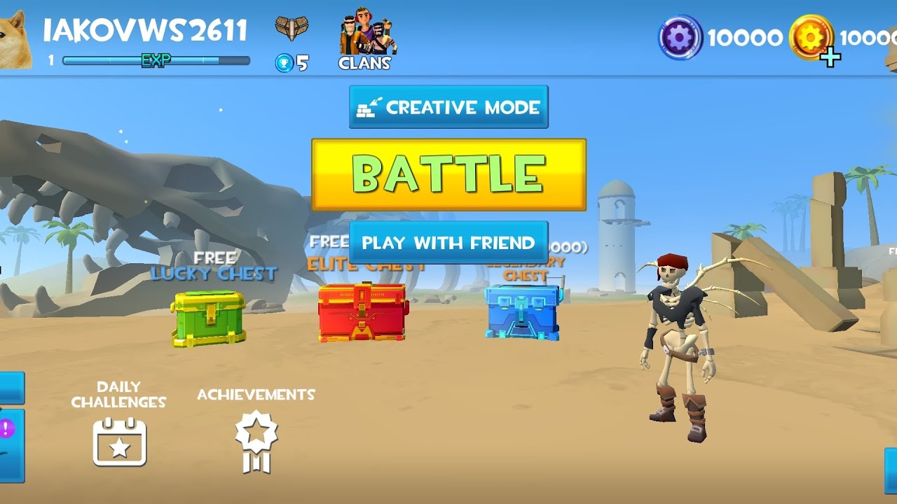 i am playing rocket royale but i am hacker and trolling others