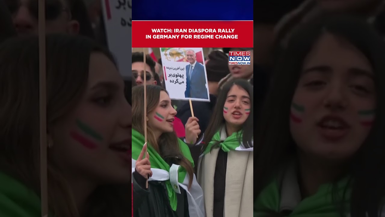 Germany: Hundreds gather in Munich demanding regime change in Iran #shorts