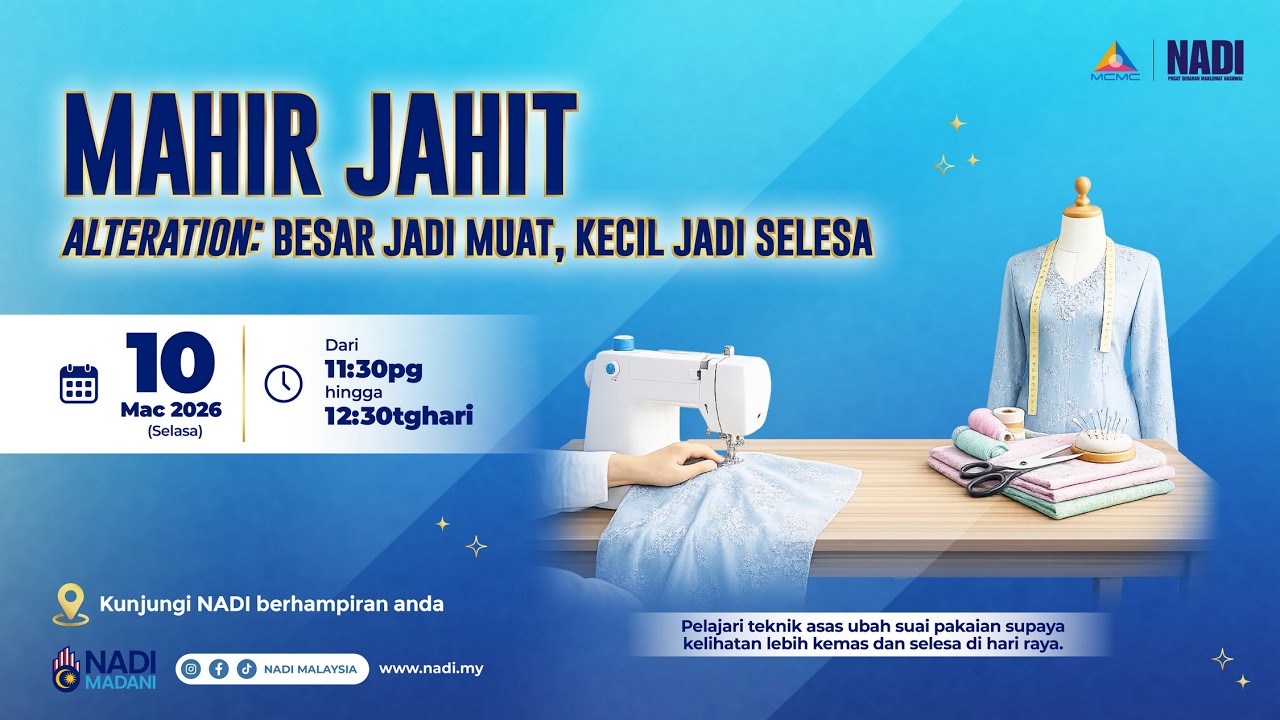 MAHIR JAHIT - ALTERATION: BESAR JADI MUAT, KECIL JADI SELESA
