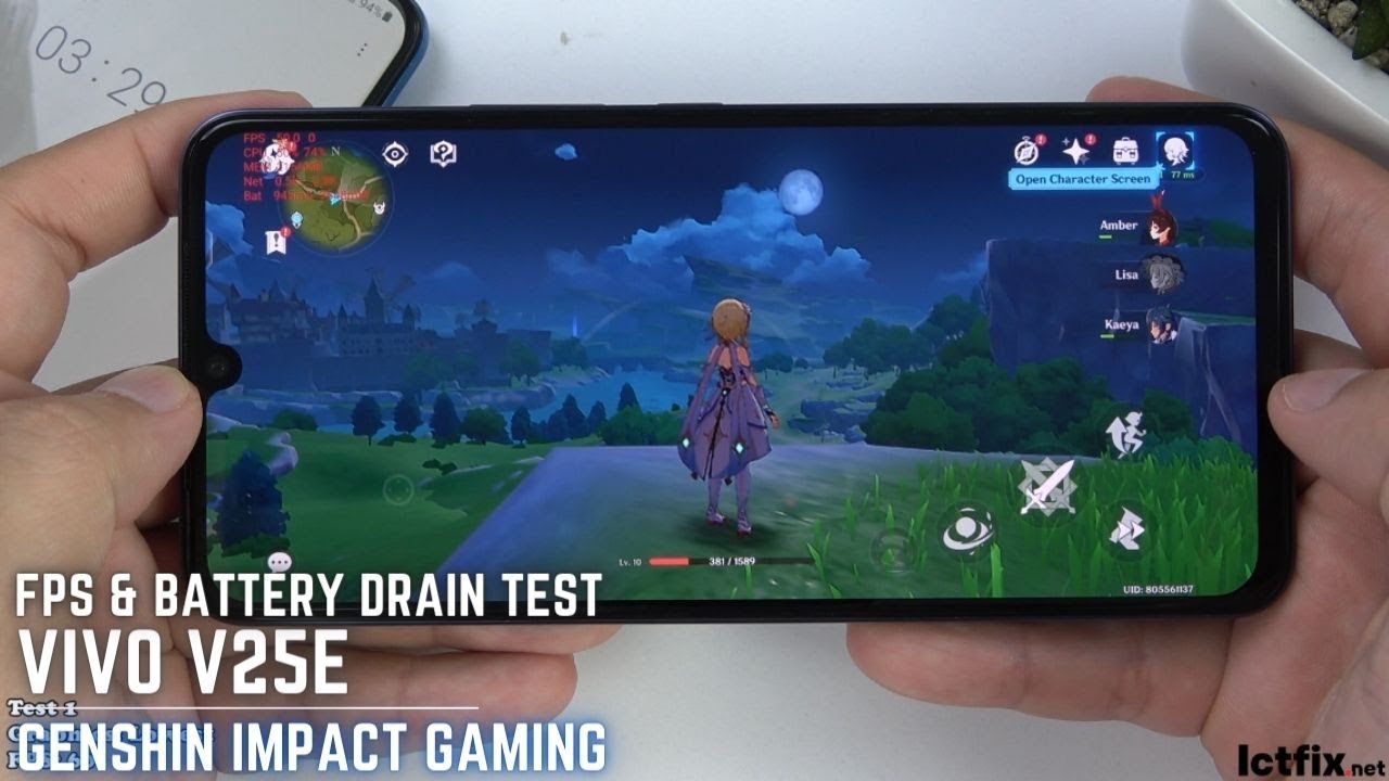 Vivo V25e Genshin Impact Gaming test | Helio G99, 90HZ Display