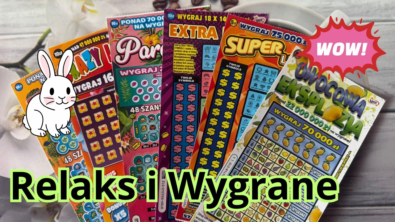 🥳Zdrapki Lotto👉ZDRAPECZKI🤩DUŻO DRAPANIA😍RELAKSIK Z WYGRANYMI😍dziękuję @MonikaPrezentuje 😍