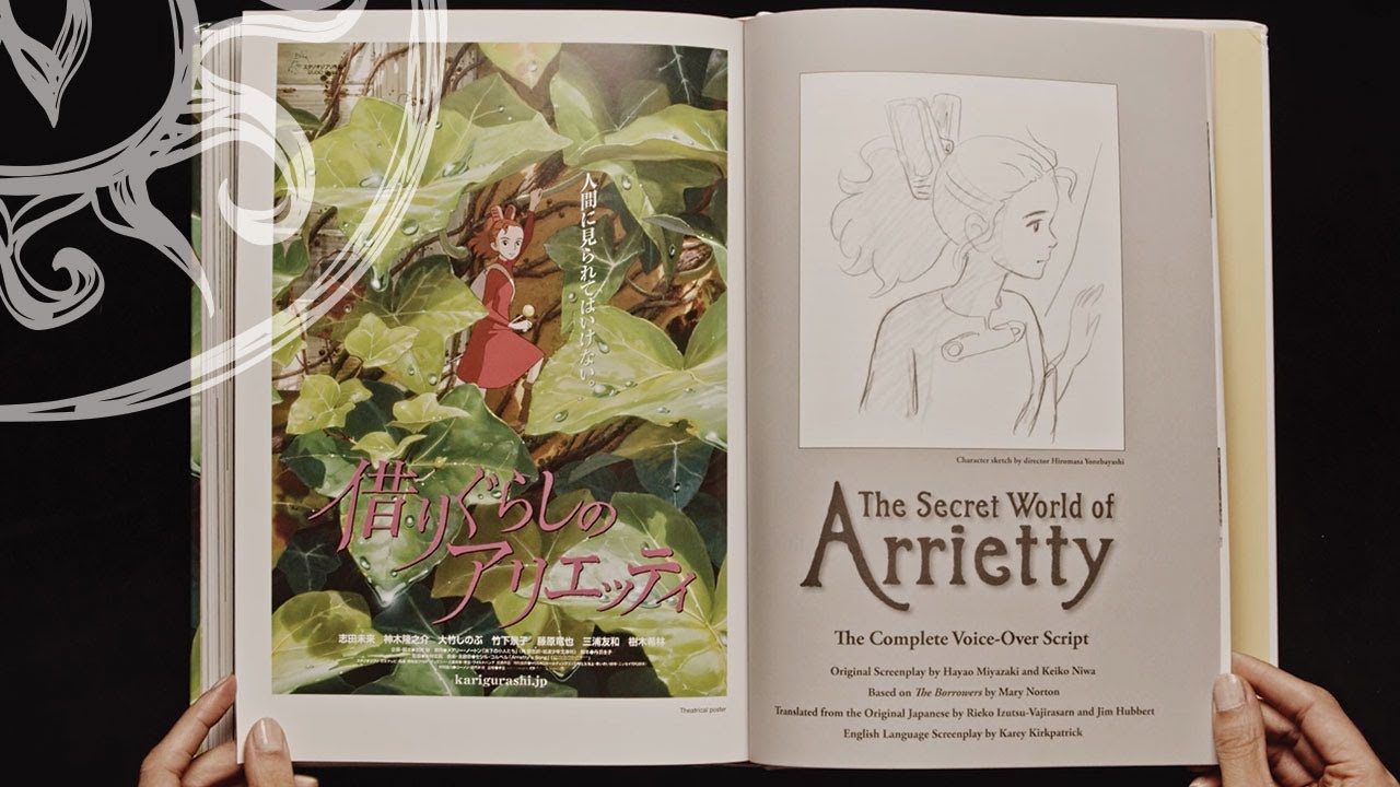 The Secret World of Arrietty . Ghibli Studio Art Book (Complete Book Flip Through)
