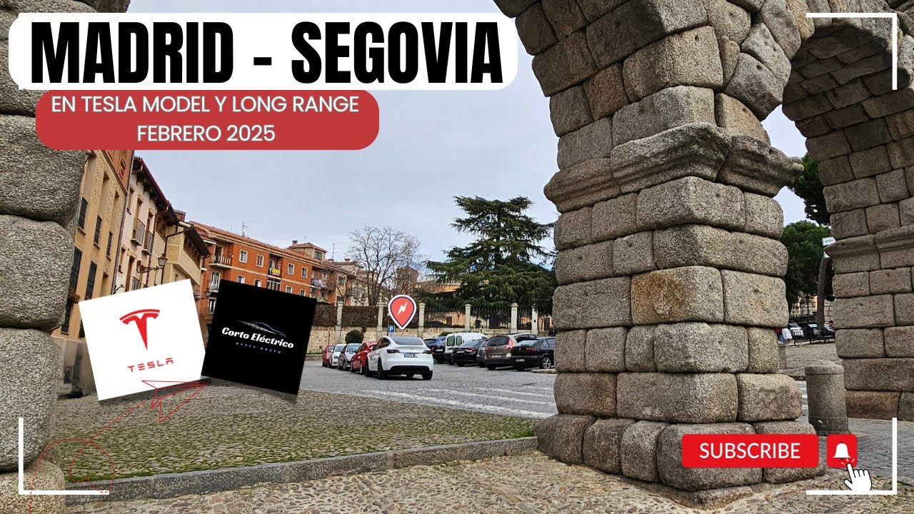 Mi primer viaje en Tesla: Madrid - Segovia - Madrid 🚗⚡