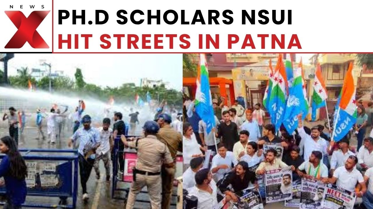 Patna Protest: PhD Scholars, NSUI Hit Streets In Patna Over Education And Recruitment Demands |NewsX