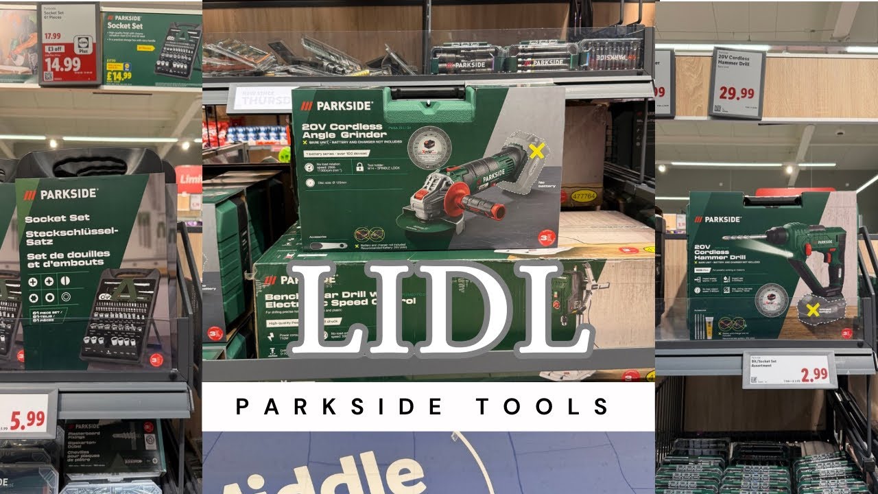 NEW in the MIDDLE OF LIDL | New PARKSIDE Tools 🛠️ | NEW IN STORE Thursday 15 January 2026