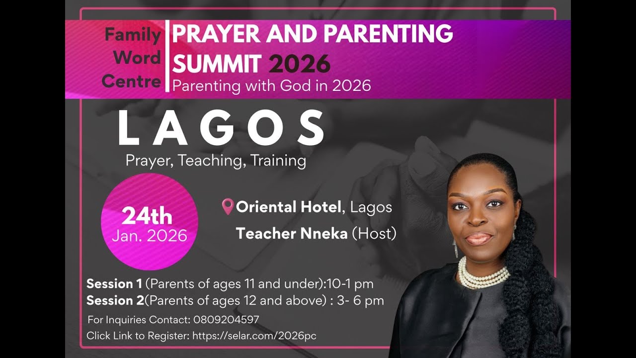 Prayer & Parenting Summit for parents of young children: Parenting with God | Teacher Nneka
