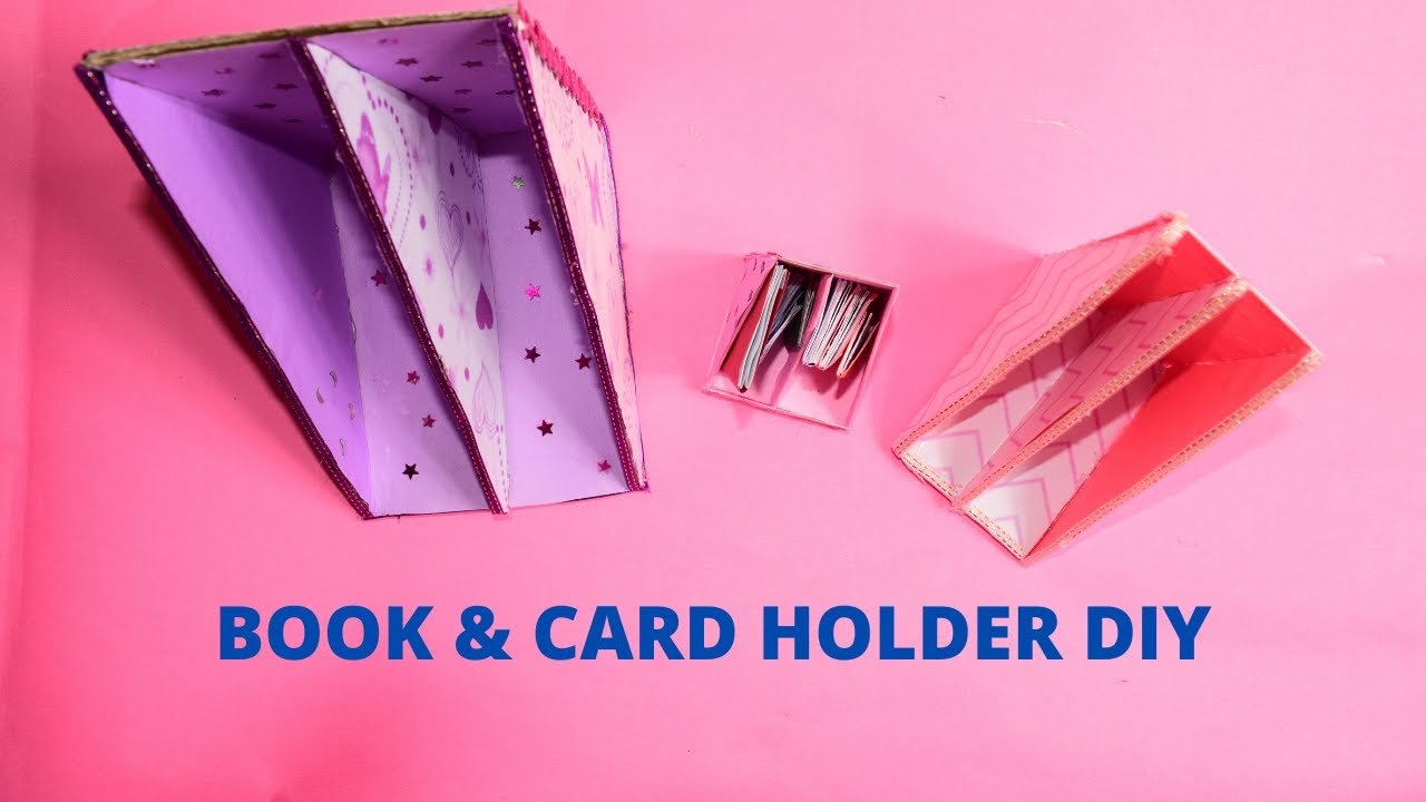 CARD AND BOOK HOLDER DIY II EASY II Kiwi N Almonds