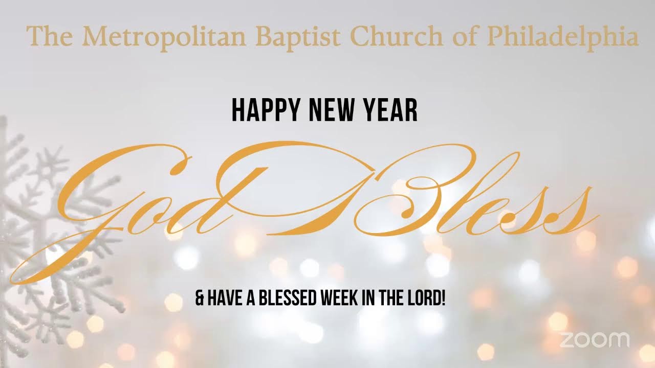 Sunday Morning Service January 11, 2026