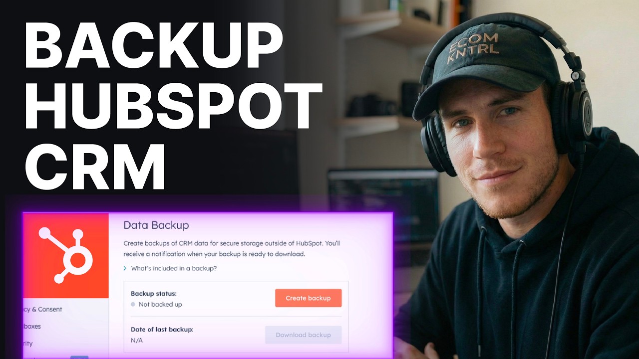 How to Create a CRM Backup in HubSpot (2026) | Data Export