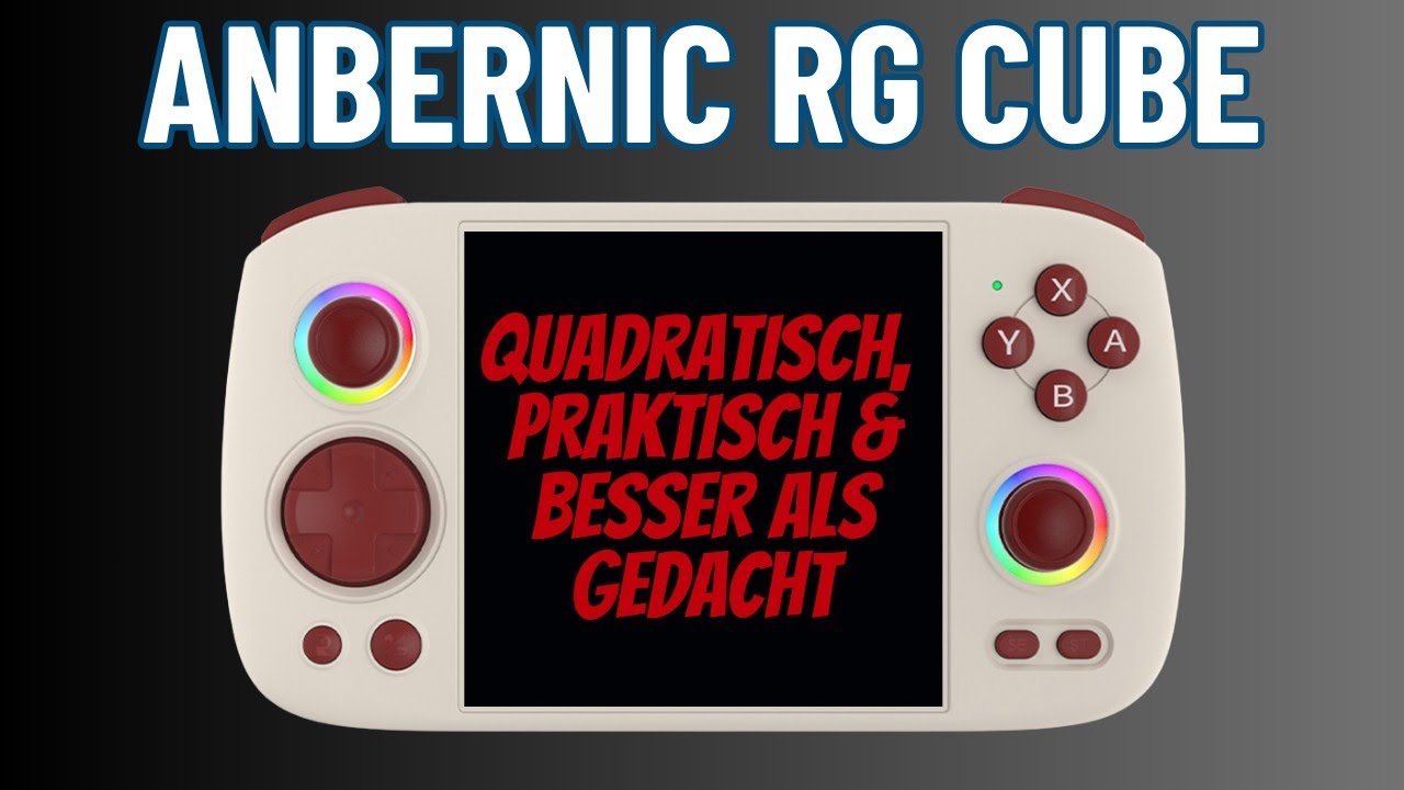 Anbernic RG Cube - Unboxing & Ersteindruck - viel besser als erwartet