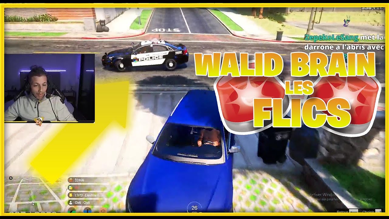 LES MEILLEURS COURSE POURSUITE ET BRAIN DE JLWALID 🚓 @MeilleurArab