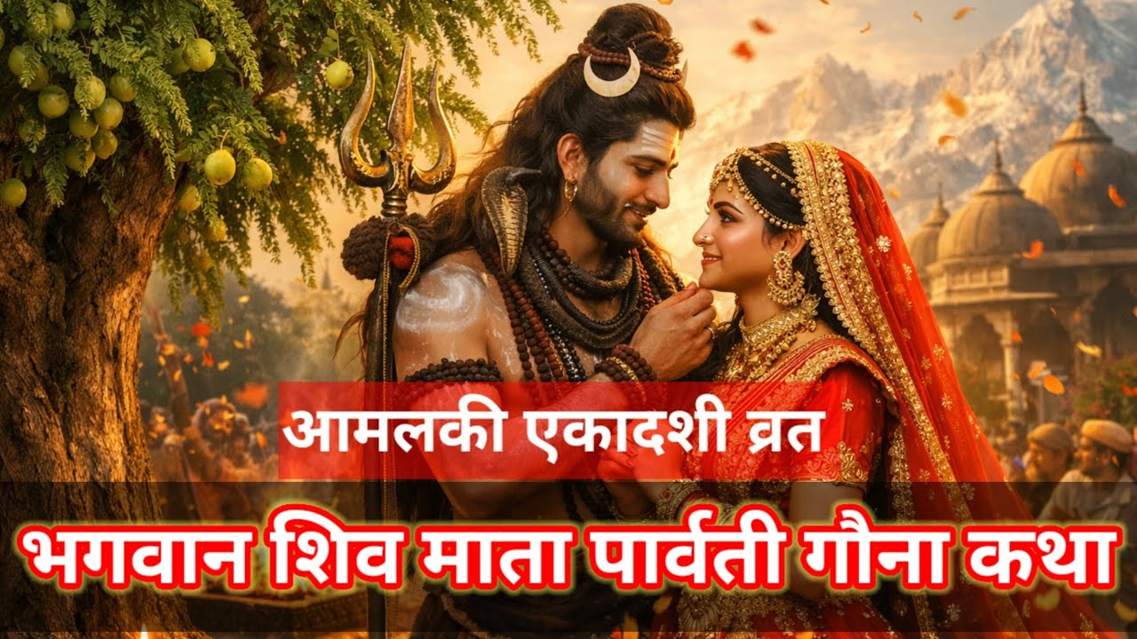 शिव पार्वती का पवित्र गौना 🙏 | रंगभरी एकादशी की संपूर्ण कथा | महादेव लेने आए माता पार्वती को