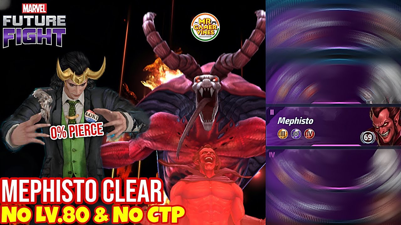 WBL Mephisto Clear With (0% PIERCE) | Marvel Future Fight