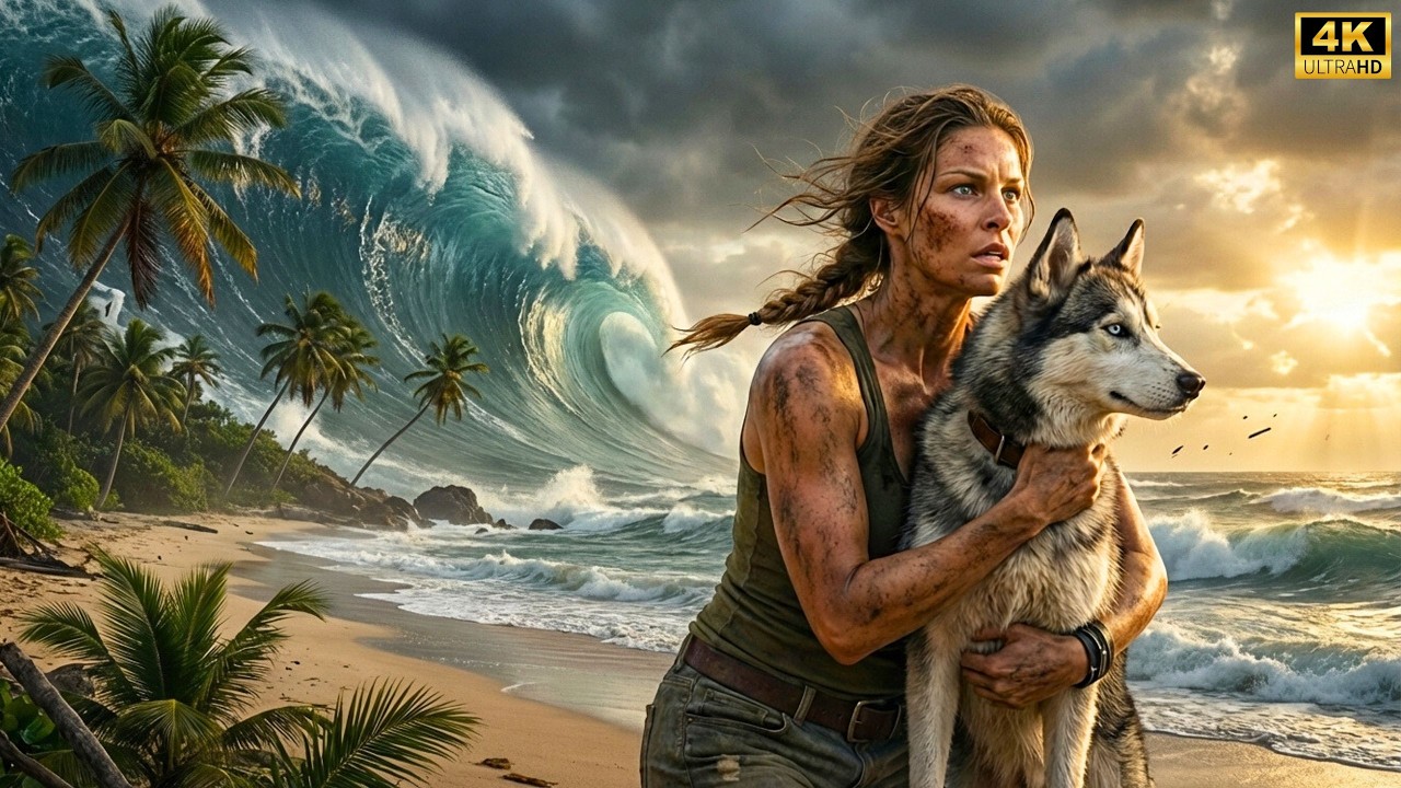 Rescate y Supervivencia Tras un Tsunami en una Isla Remota | Resistencia y Compañerismo (ASMR)