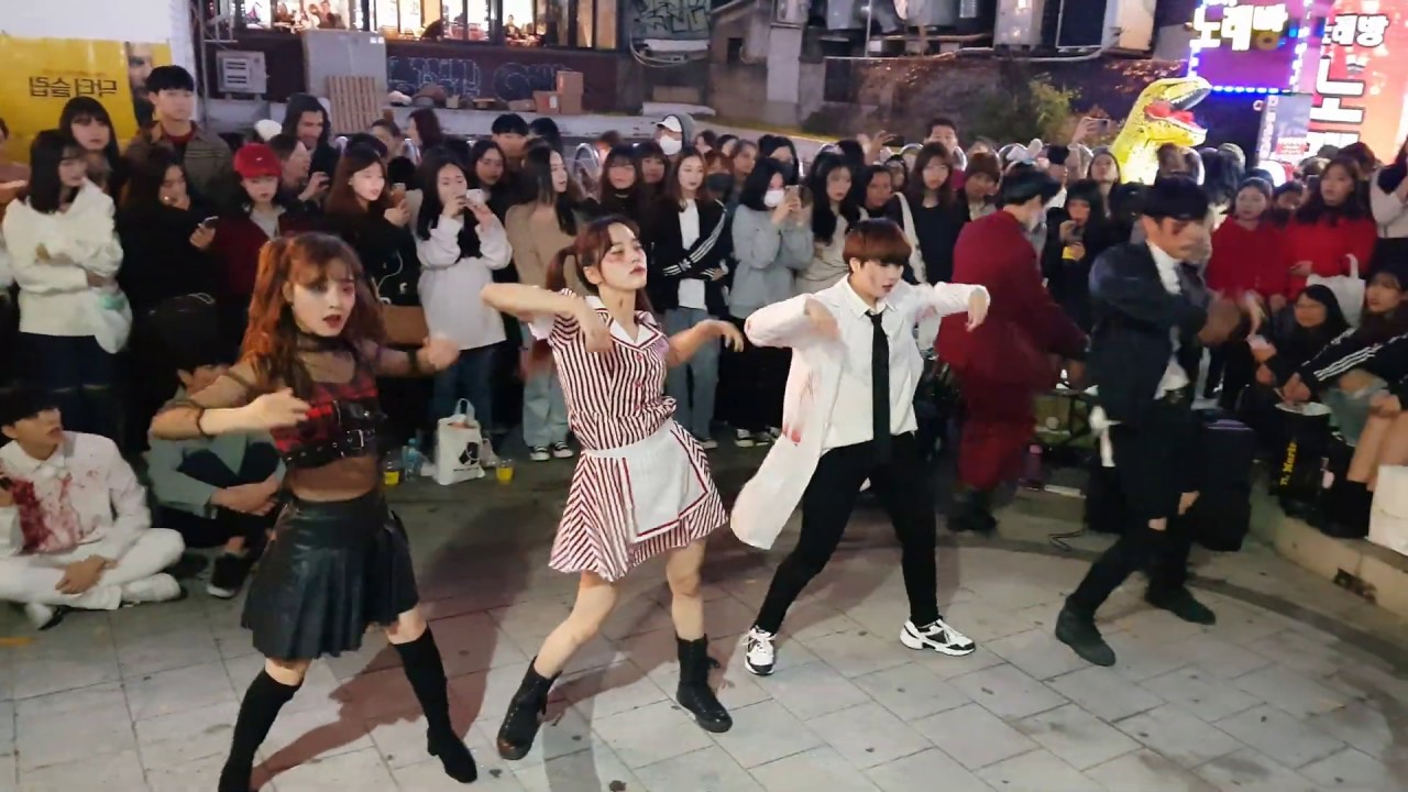 20191025 홍대버스킹 오늘 퍼포먼스팀 엠와이엠(MYM) 할로윈파티 총출동!! 04 - DDU-DU DDU-DU _ BLACKPINK (블랙핑크)