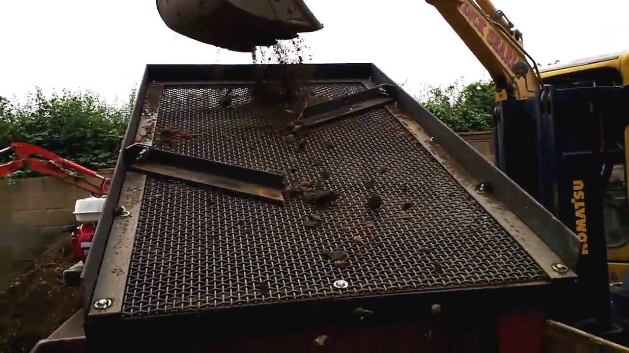 VIDEO 2 TEST-TRIAL RUN NEW DEMO SOIL WASTE SCREENER UPRATED MK3 MODEL