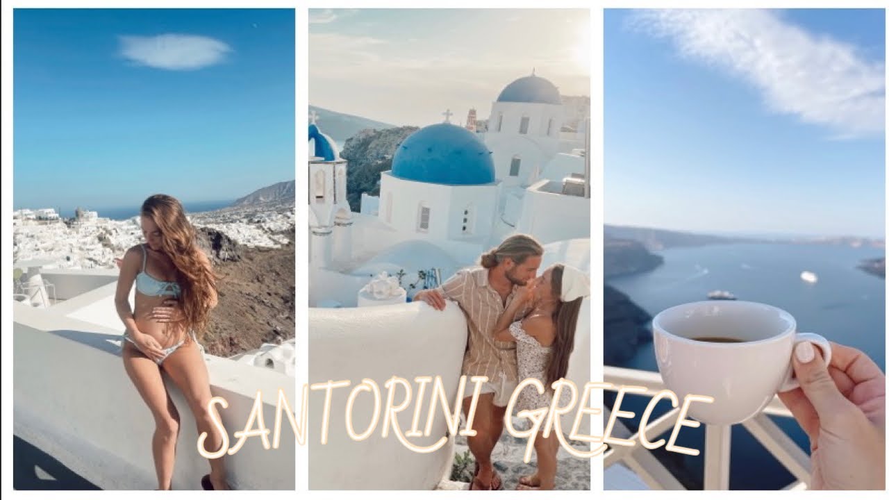OUR ADVENTURES IN SANTORINI, GREECE!! (Traveling 4 months pregnant)