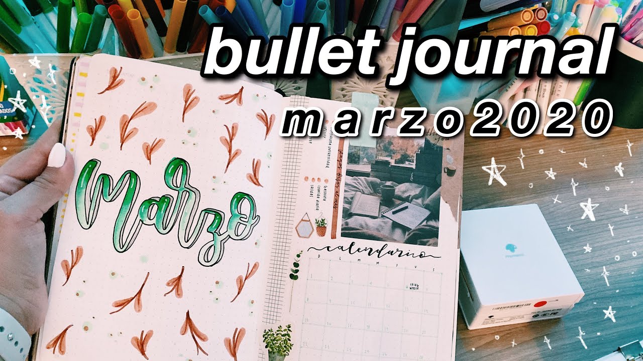 bullet journal marzo 2020 🌟