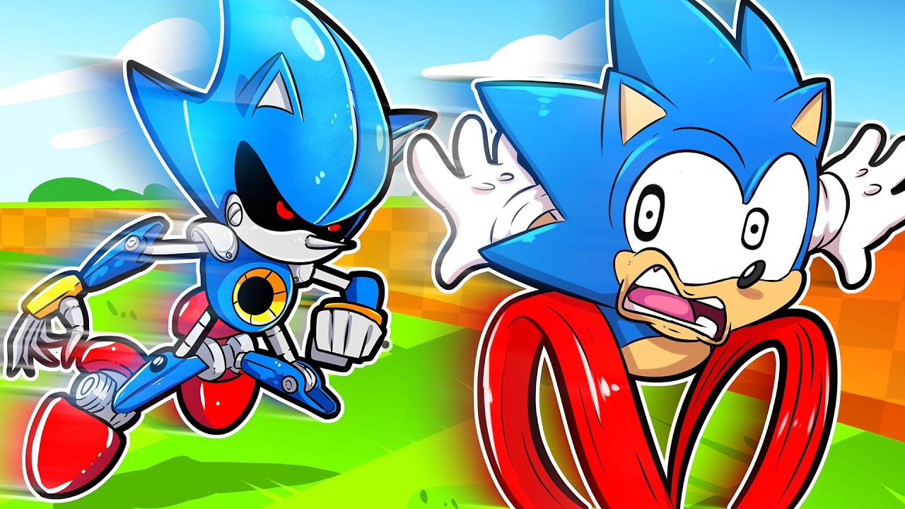 Sonic, mas o Metal Sonic ME PERSEGUE!