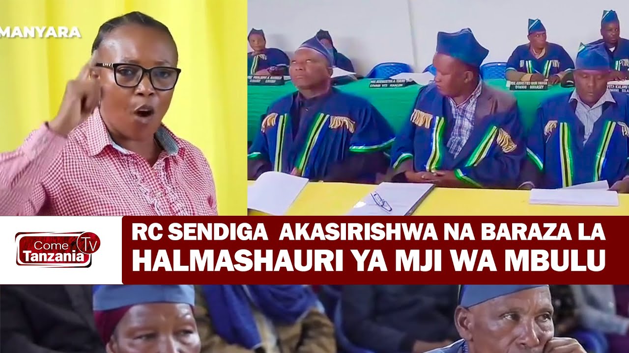 RC SENDIGA AWA MBOGO KWENYE BARAZA LA MADIWANI MBULU MJI