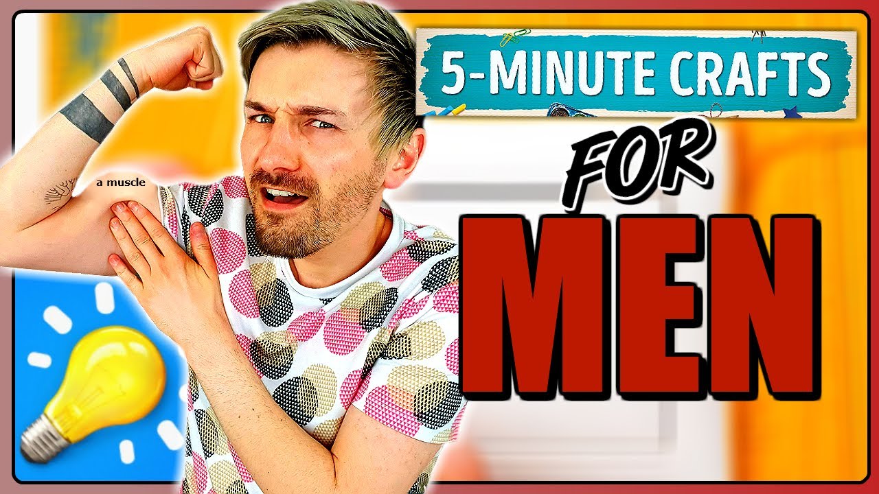 Trying 5-Minute Crafts For Men | MAN CRAFTS!!!