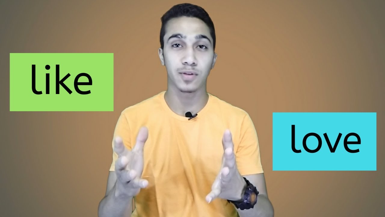 شرح الفرق بين love and like 👌✌️