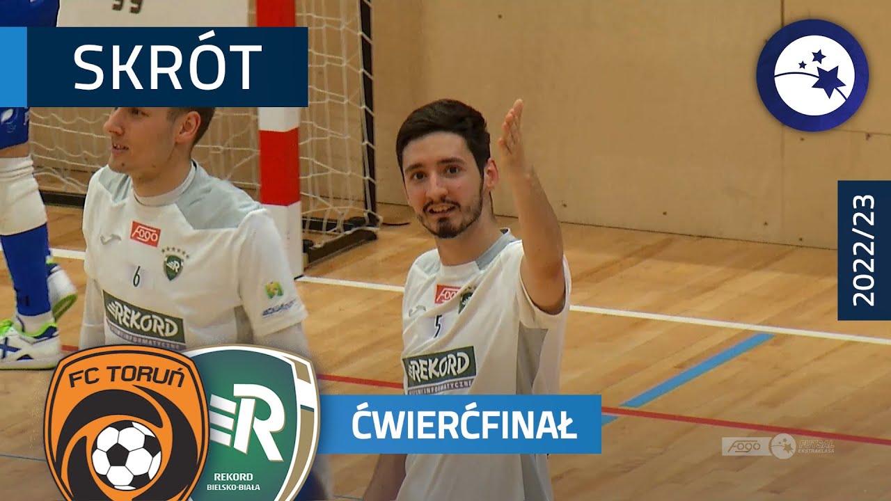 FC Reiter Toruń - Rekord Bielsko-Biała 2:6 | SKRÓT | 1. mecz ĆWIERĆFINAŁ (2022/23)