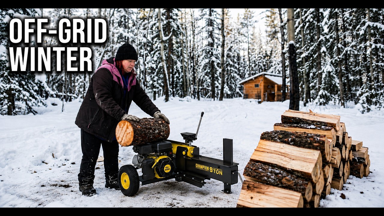 Winter Chores Off Grid -Work around the Weather