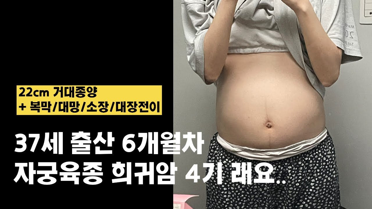 37세 출산6개월차 자궁육종암4기 Vlog | uterine sarcoma IV