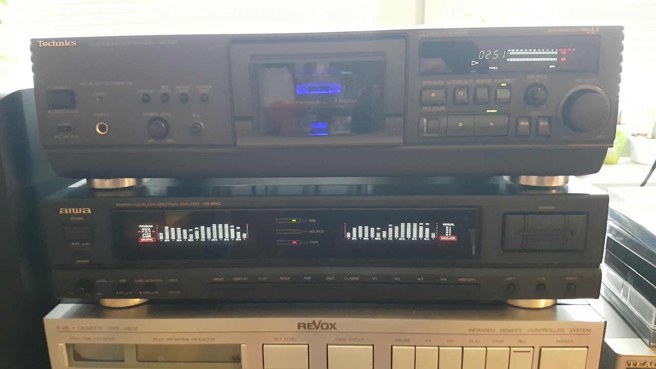 AIWA GE 950 a Technics RS-AZ7