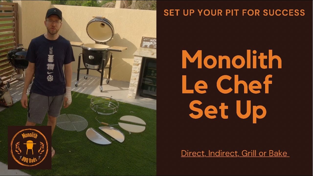 Monolith Kamado Grill Le Chef Internal Set Up and Styles of Cooking