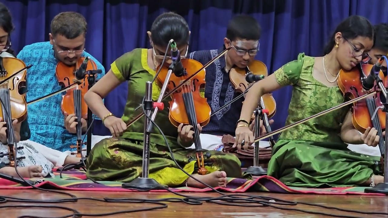 Aarna's violin performance at Arunodaya school of music 10th anniversary