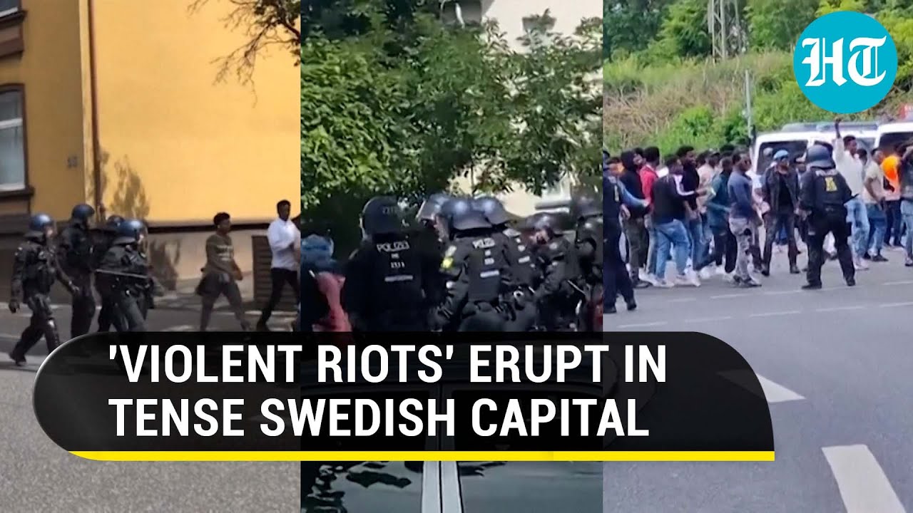 Riots In Sweden Amid Security Alert; Mob On Rampage In Capital Stockholm, Dozens Injured | Watch